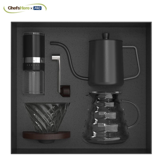 Coffee Dripper Set mit Handmühle & Kanne