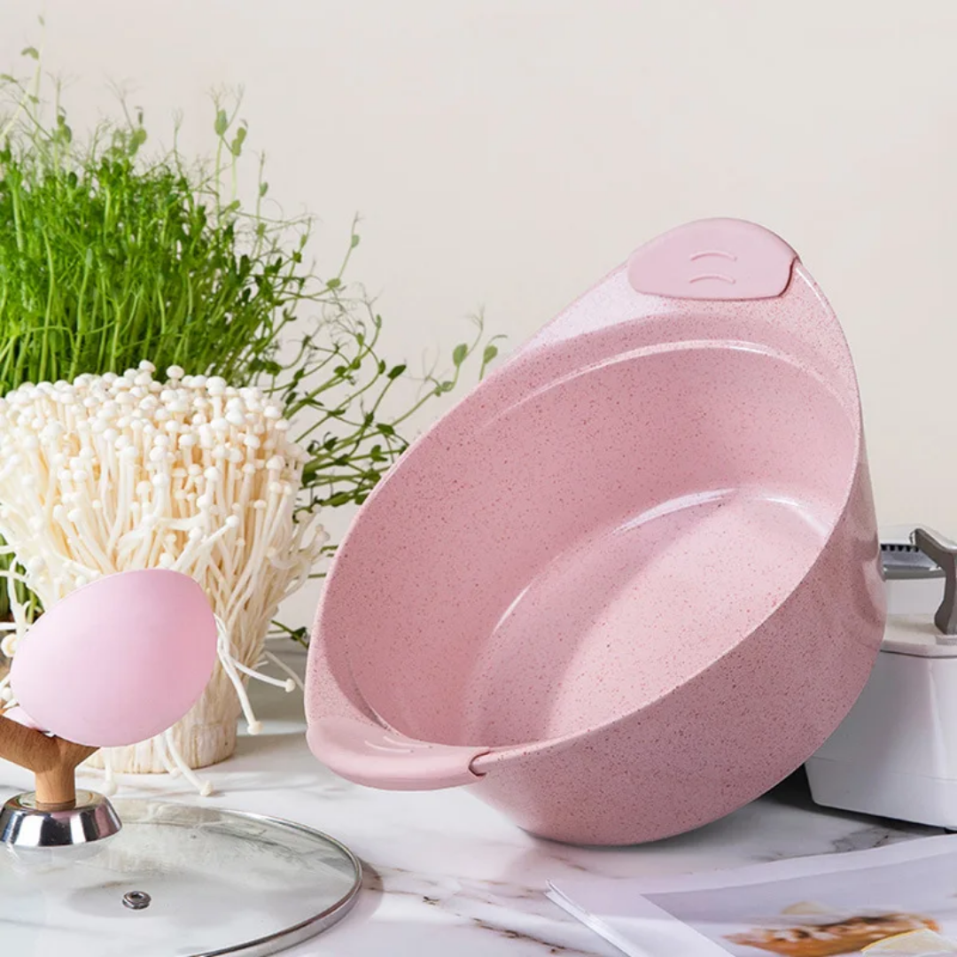 🌸 4-teiliges Kochgeschirr-Set in Rosa – Elegantes Design & Antihaftbeschichtung 🌸